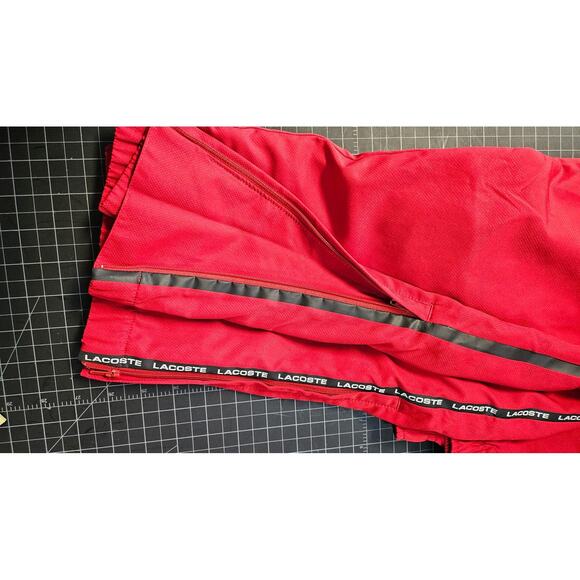 LACOSTE SPORT RED TRACK PANTS JOGGERS XXL - Picture 6 of 6